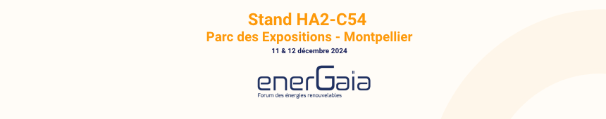 EnerGaïa 2024 : Extrabat sera stand HA2 - C54, Parc des Expositions Montpellier, du 11 au 12 décembre 2024