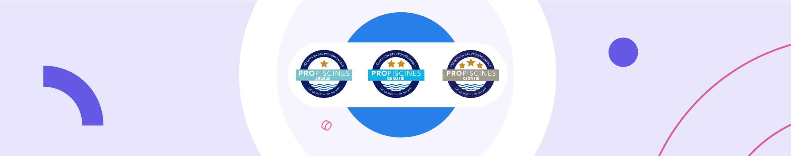 Listez des avantages pour les trois labels Bien choisir le Label ProPiscines® ? Crédibilité, visibilité et choix stratégique optimal pour booster votre activité de pisciniste