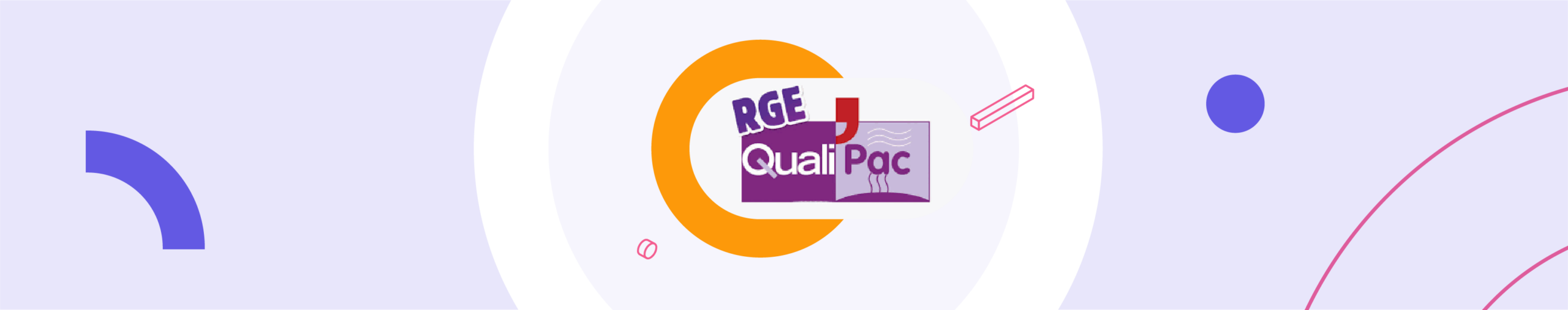 Logo certification RGE QualiPAC - Qualification professionnelle pour l'installation de pompes à chaleur