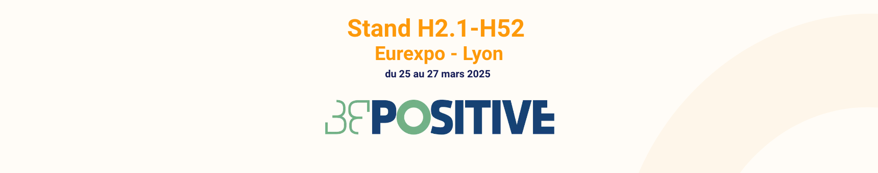 Extrabat sera au salon BePOSITIVE à Eurexpo - Lyon du 25 au 17 mars 2025 au sta,nd H2.1-H52