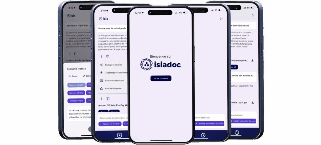Exemples d’usages Isiadoc pour techniciens terrain
