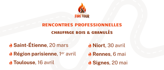 dates et lieux du Pro fire tour
