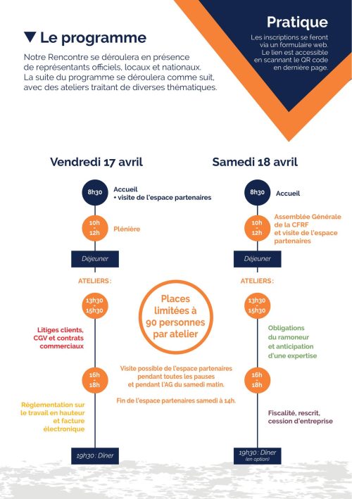 Journée du Ramonage 2026 - Programme